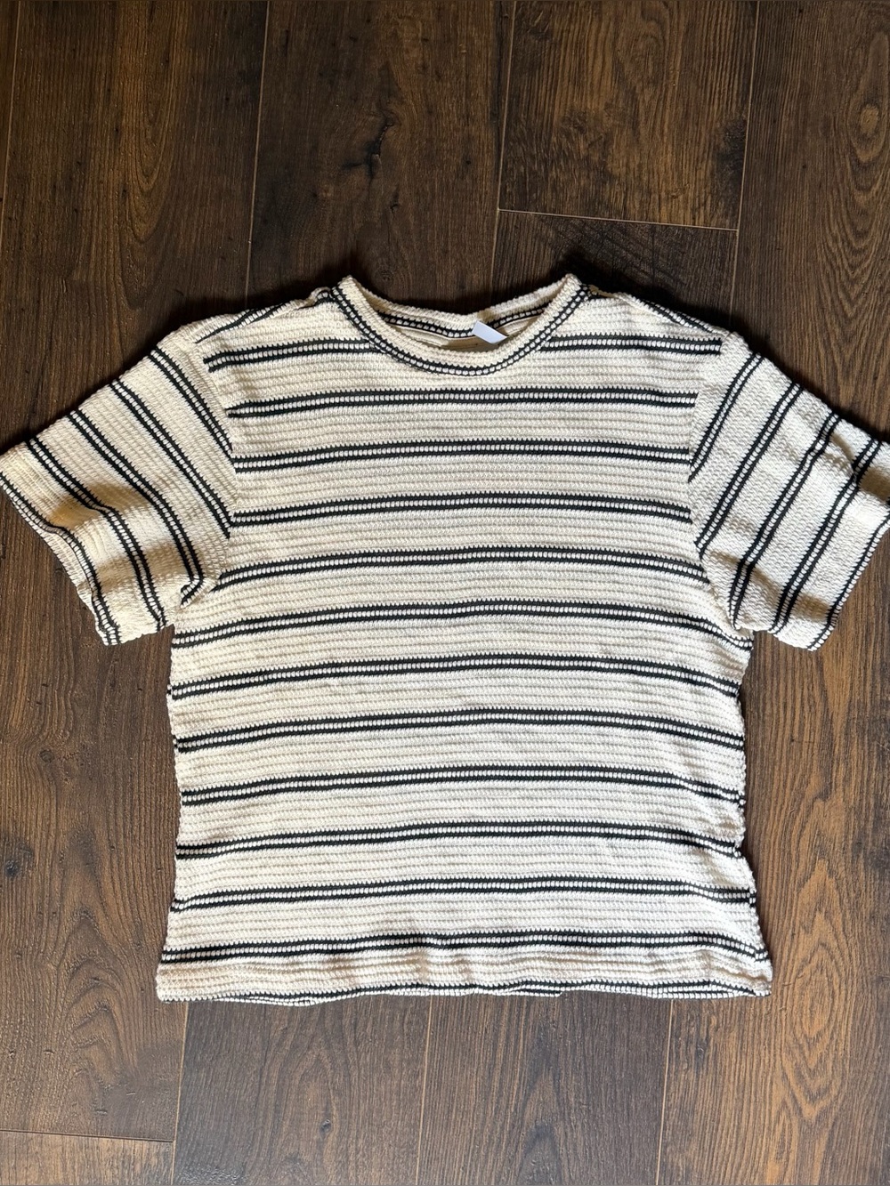 Knitted crop tee